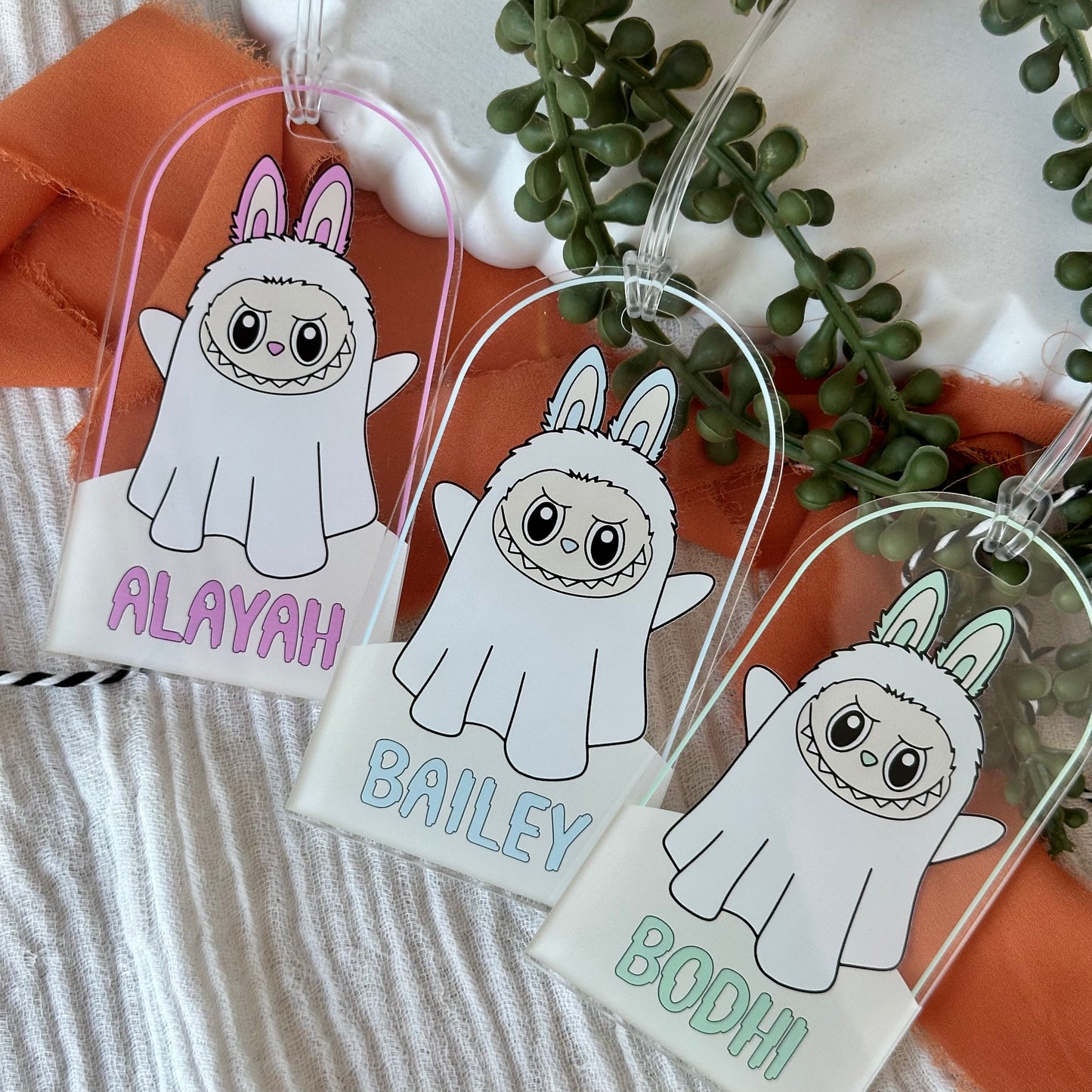 Halloween Labooboo Bag Tag (Labubu) - UV Printed
