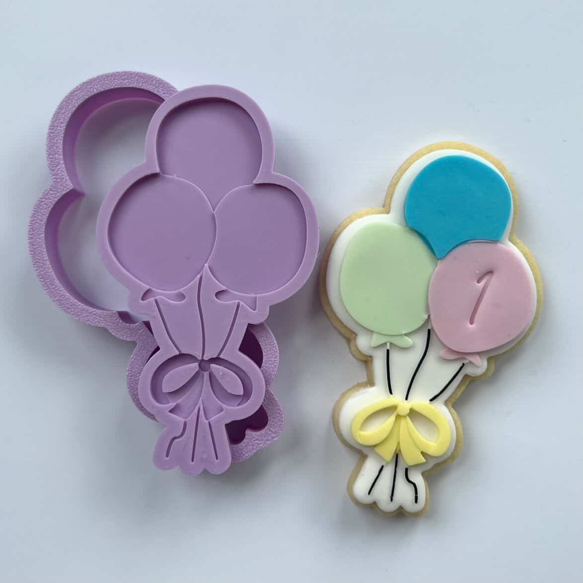 Bunch of Balloons Cookie Stamp & Cutter | One Party Animal