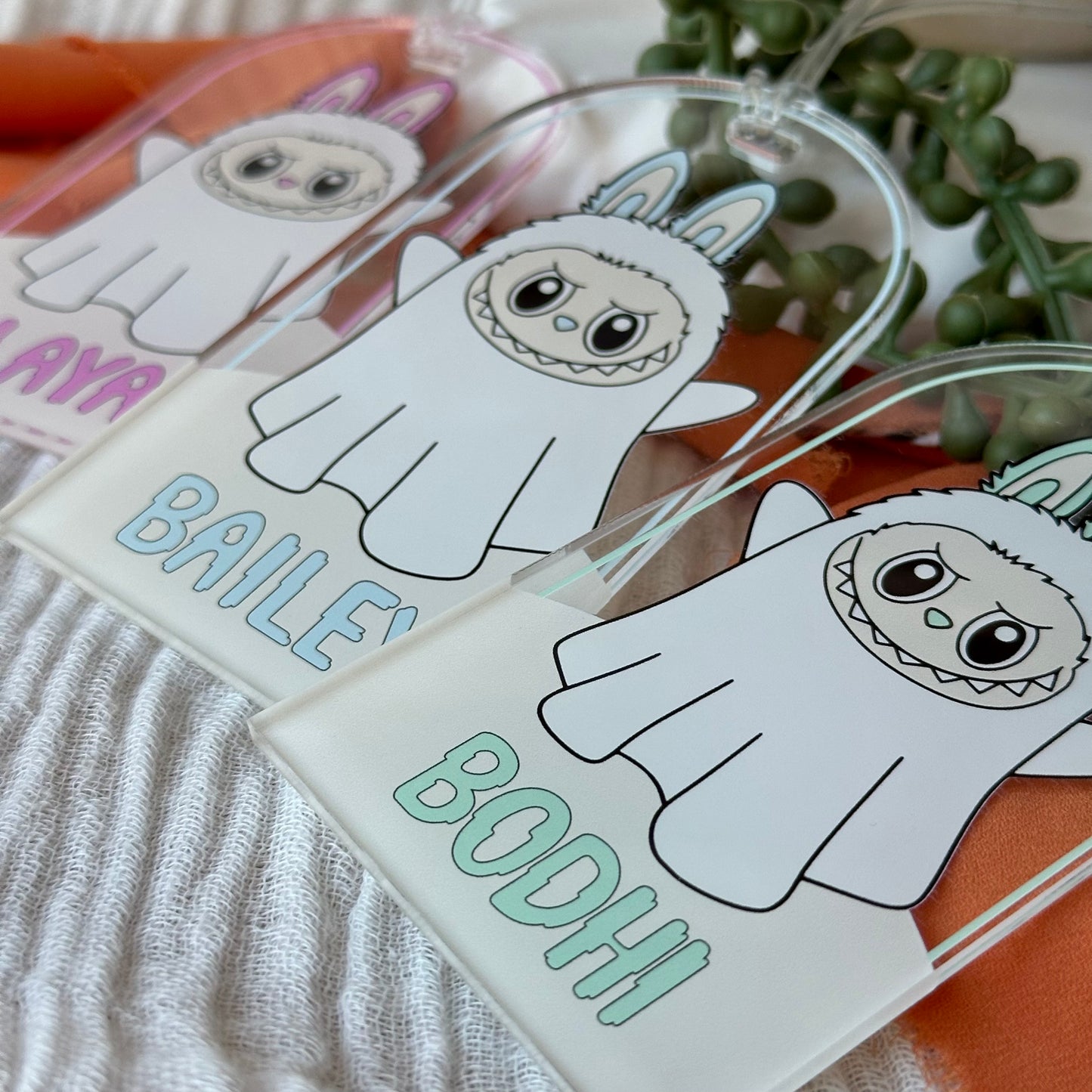 Halloween Labooboo Bag Tag (Labubu) - UV Printed