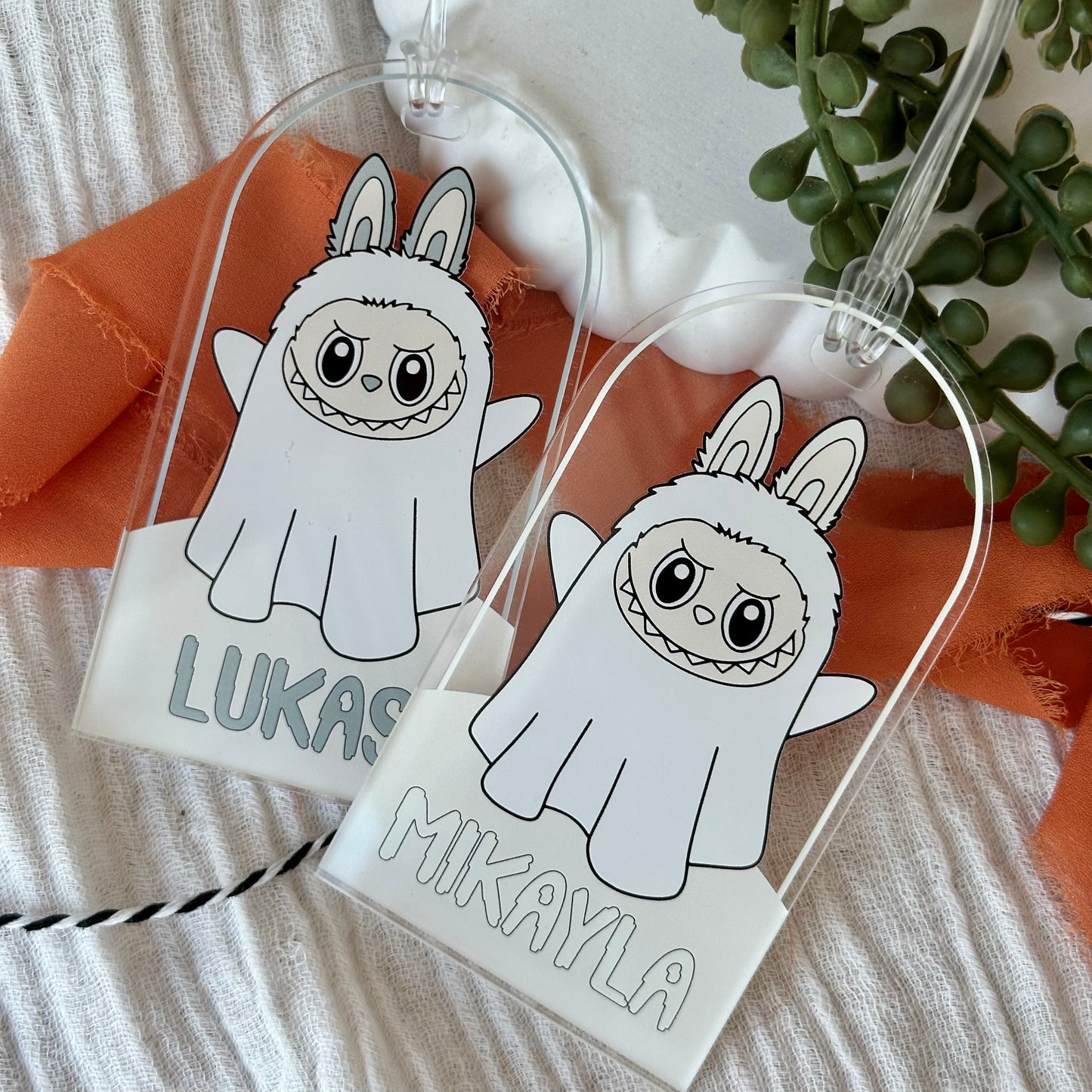 Halloween Labooboo Bag Tag (Labubu) - UV Printed