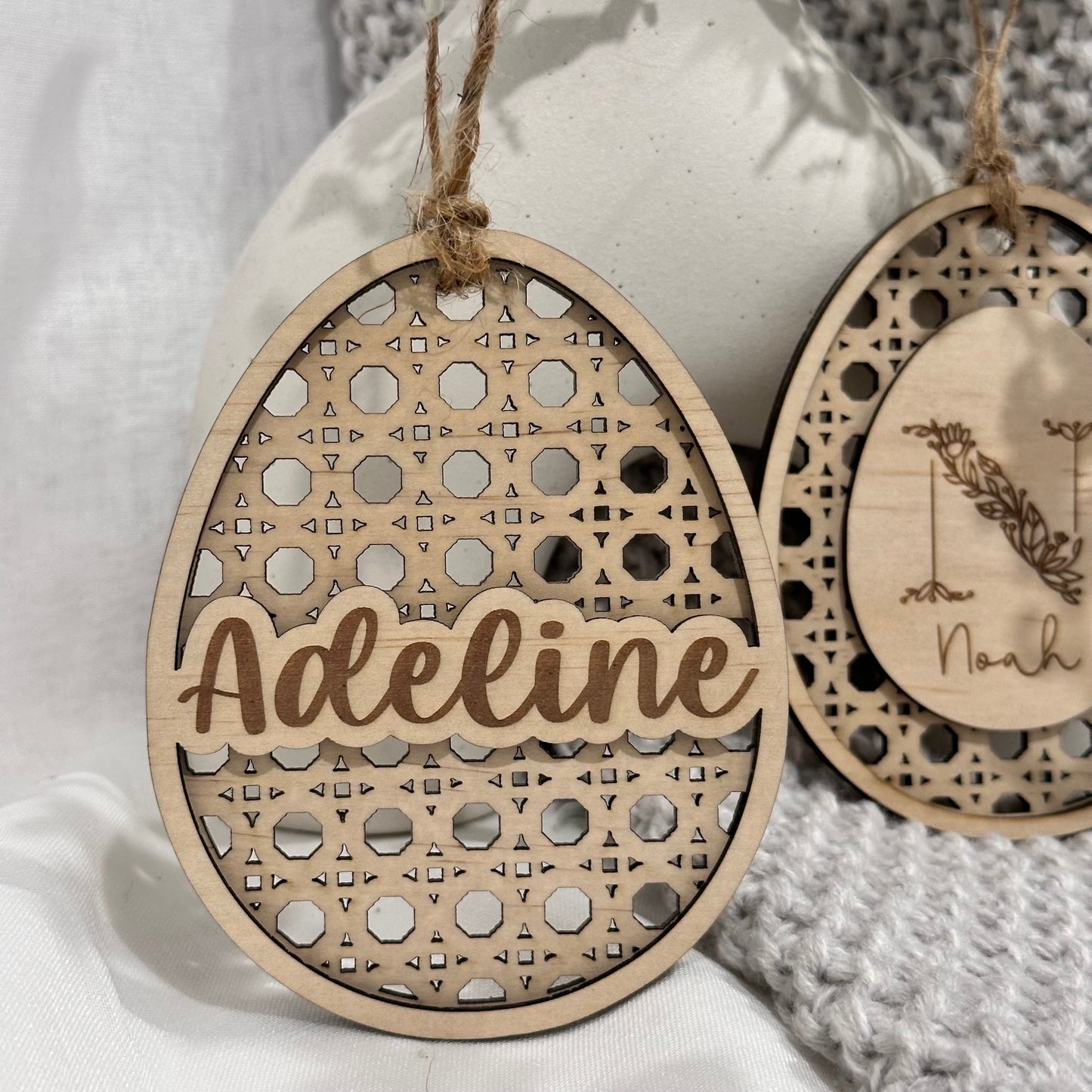 Personalised Easter Basket Tags