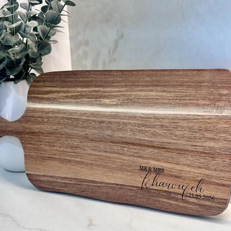 Mr & Mrs Personalised Serving Board