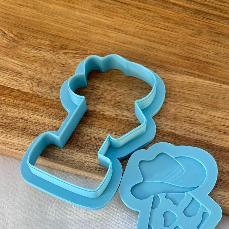 One 1 with Cowboy Hat Stamp & Cutter