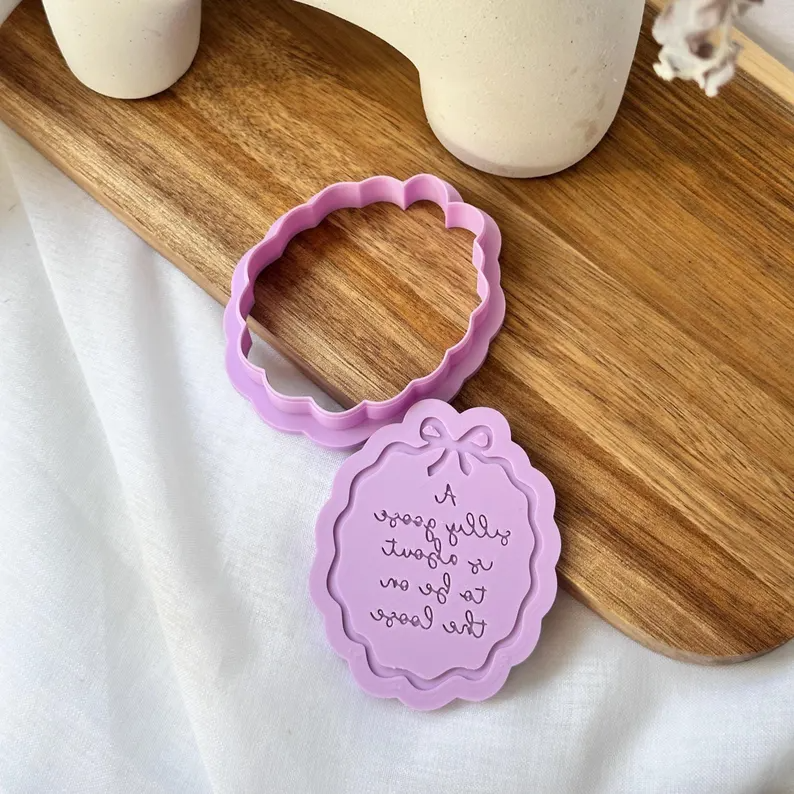 Silly Goose Baby Shower Cookie Stamp & Cutter