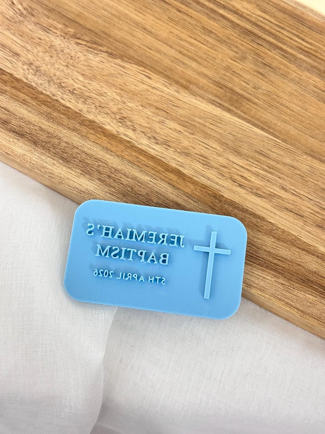 Personalised Baptism Cookie Stamp