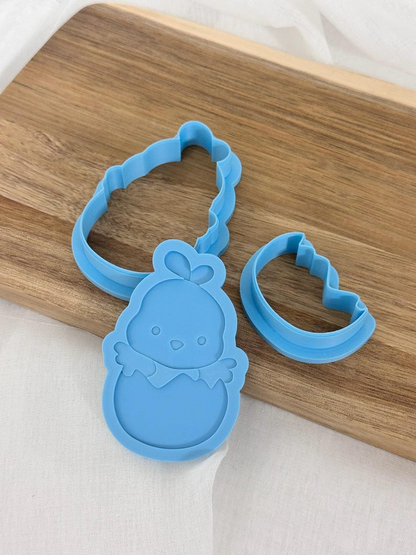 Chick In Shell Stamp & Cutter