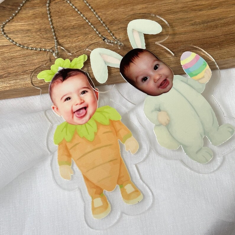 Personalised Easter Basket Tag Hanger