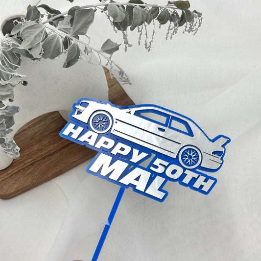 Subaru WRX Rally Car Cake Topper