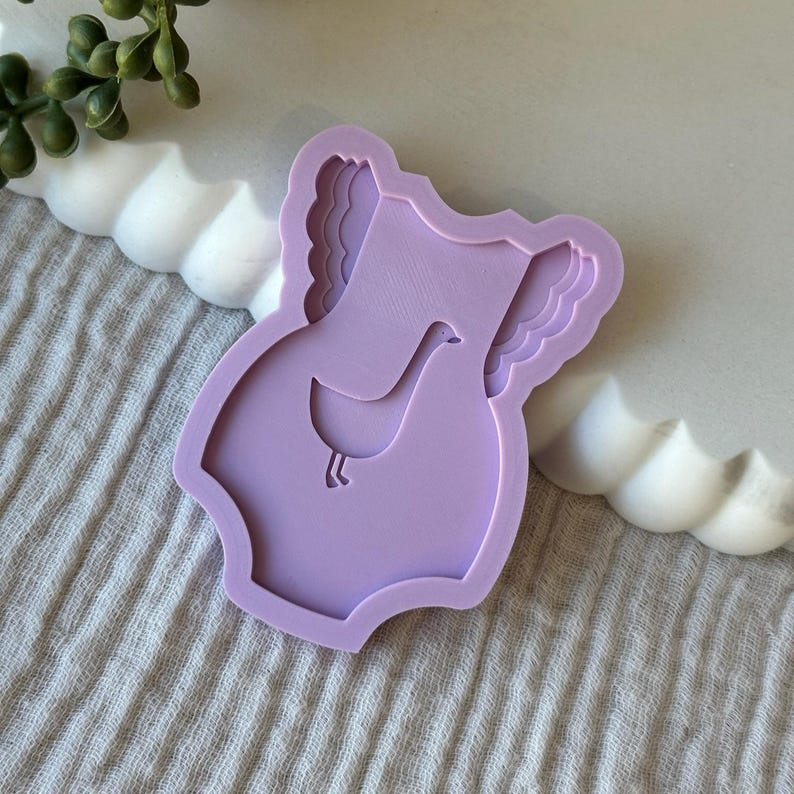 Goose Romper Cookie Stamp & Cutter