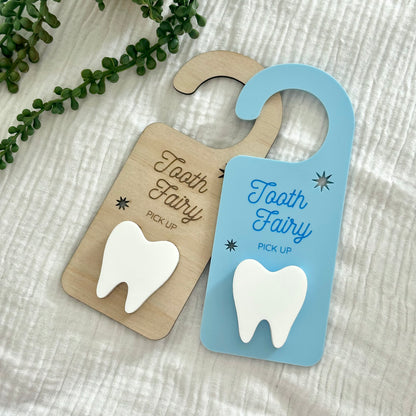Personalised Tooth Fairy Pick Up Door Sign