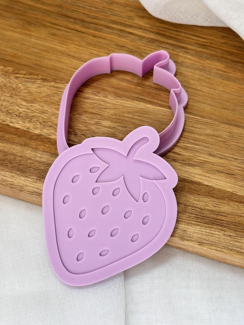 Strawberry Cookie Stamp & Cutter