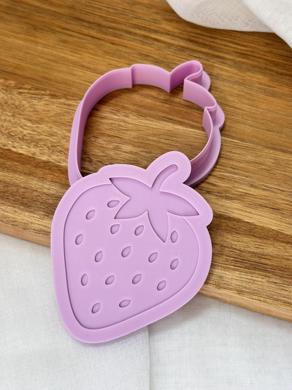 Strawberry Cookie Stamp & Cutter