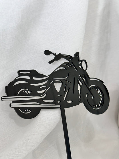 Indian Motorbike Acrylic Cake Topper