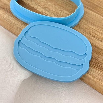 Macaron Cookie Stamp & Cutter