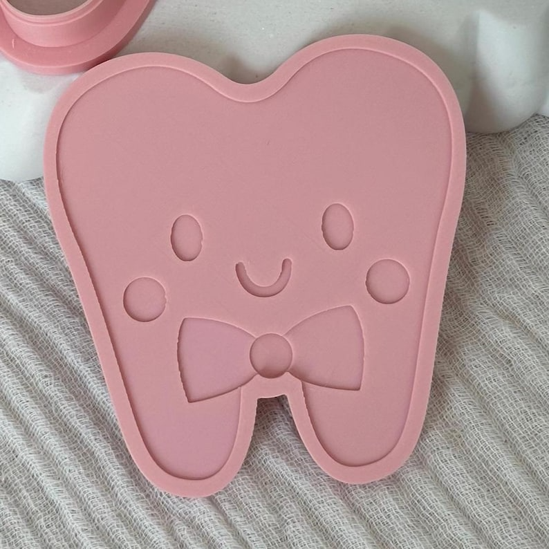 Boy Tooth Cookie Stamp & Cutter