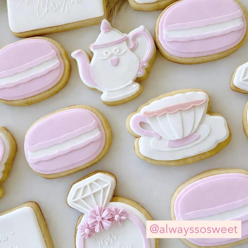 Miss to Mrs Engagement Ring Cookie Stamp & Cutter