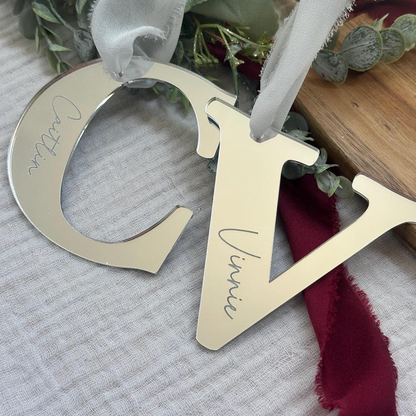 Letter Name Bauble