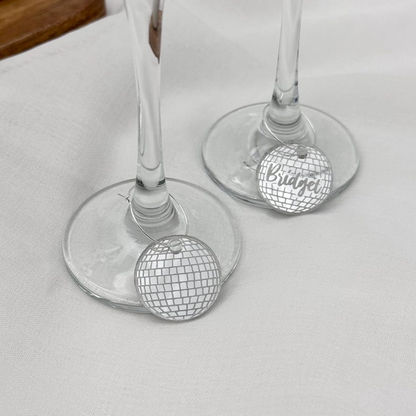 Dicso Ball Acrylic Drink Charm
