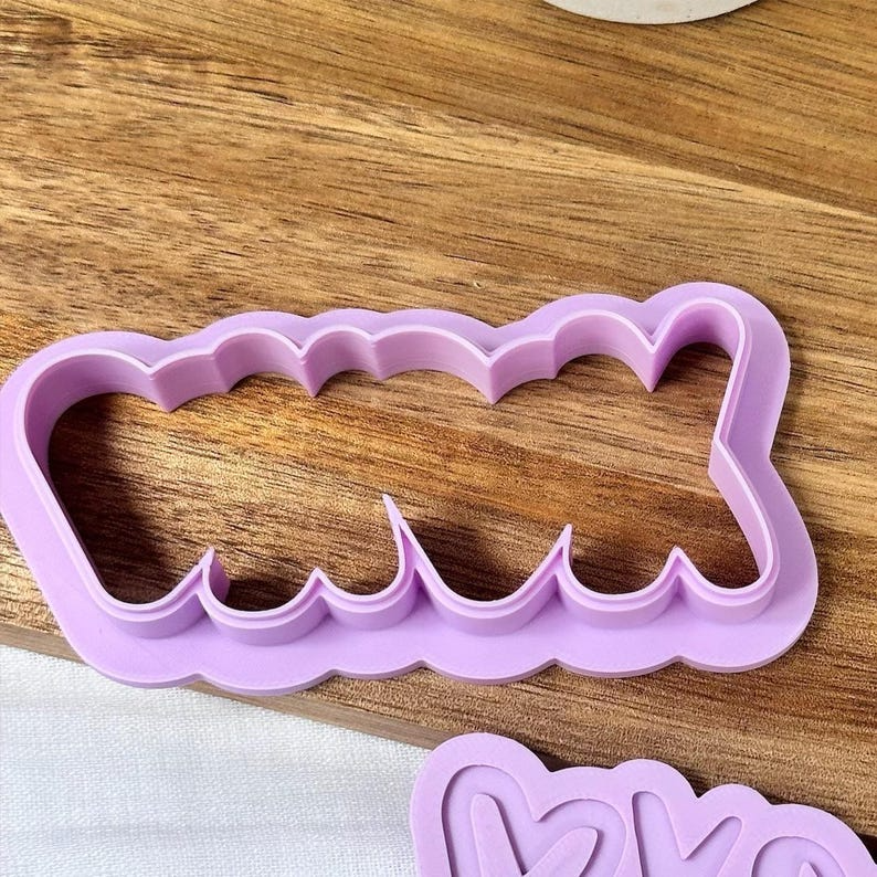 XOXO Plaque Cookie Stamp & Cutter