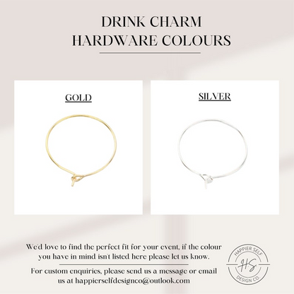 Dicso Ball Acrylic Drink Charm