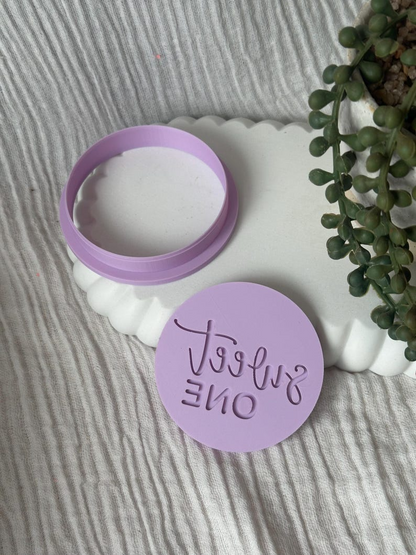 Sweet One Cookie Stamp & Cutter