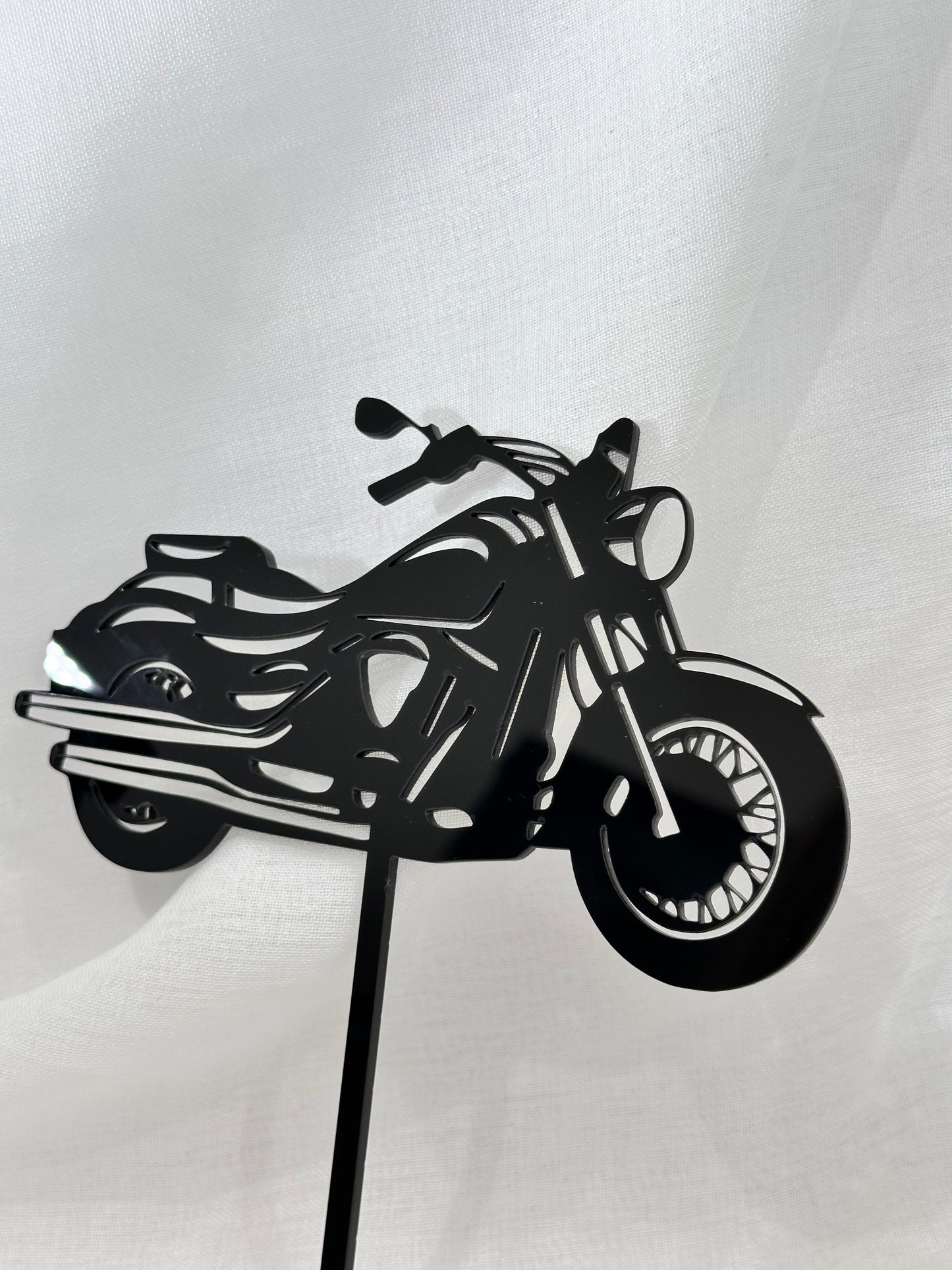 Indian Motorbike Acrylic Cake Topper