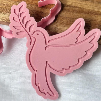 Dove Cookie Stamp & Cutter