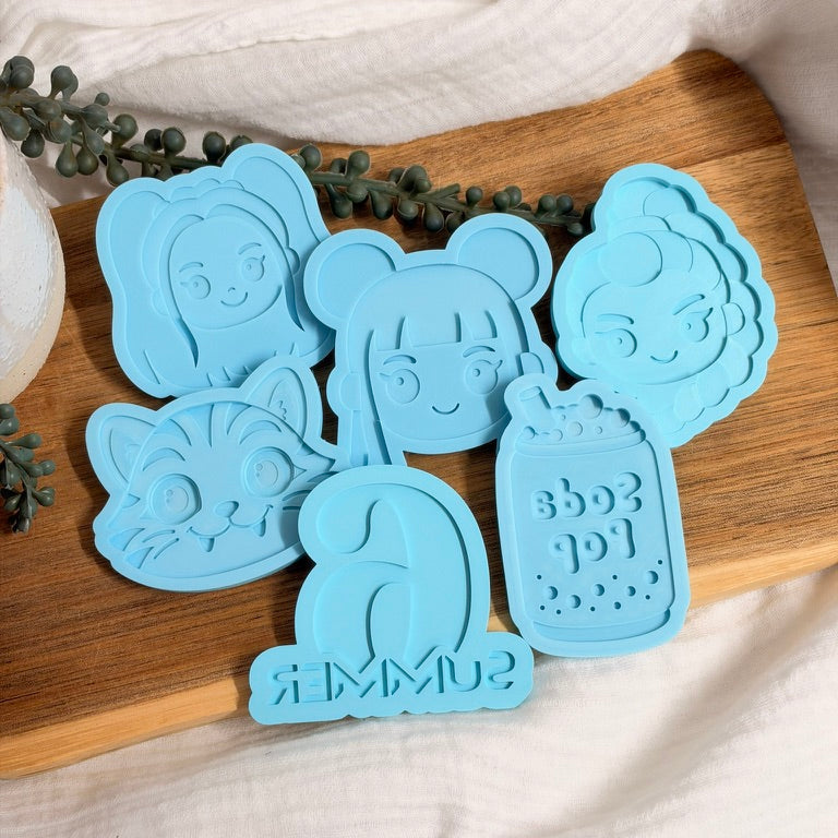 Kpop Demon Hunters - Huntrix Custom Name Stamp & Cutter