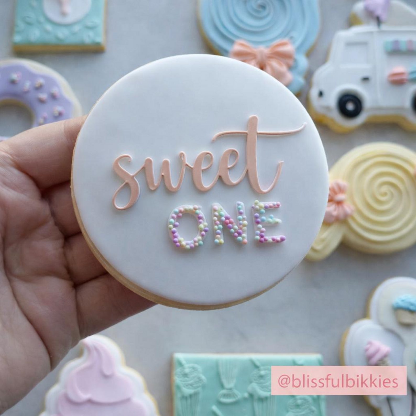 Sweet One Cookie Stamp & Cutter