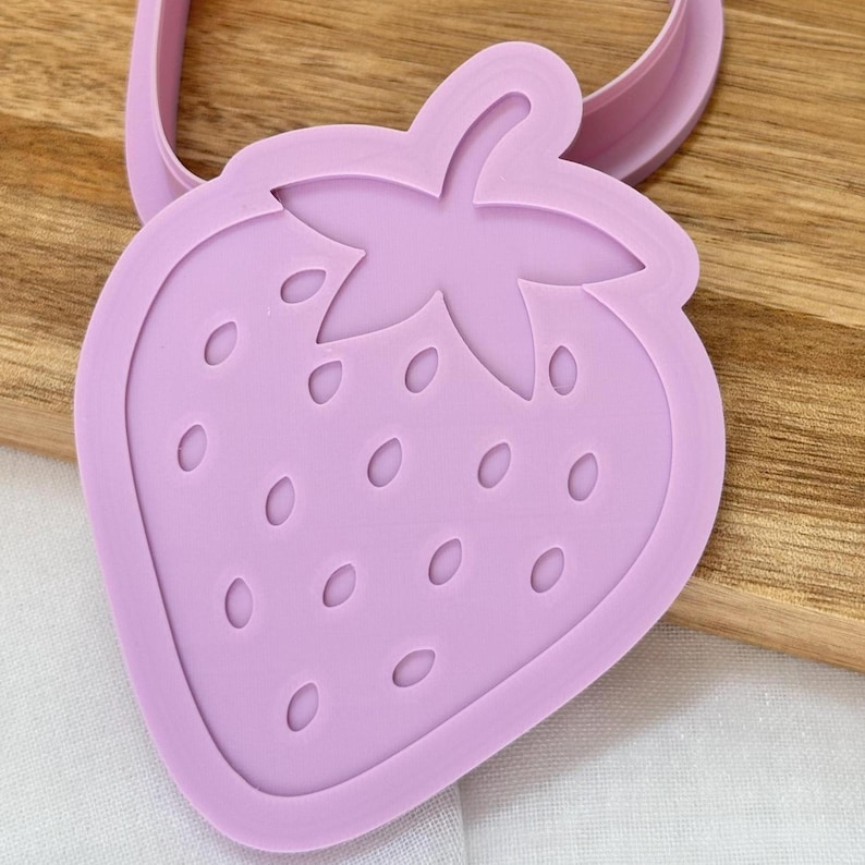 Strawberry Cookie Stamp & Cutter