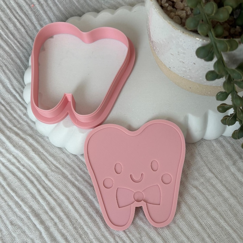 Boy Tooth Cookie Stamp & Cutter