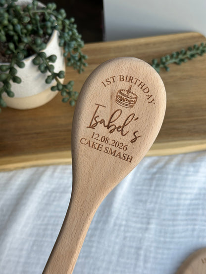 Custom Cake Smash Spoon