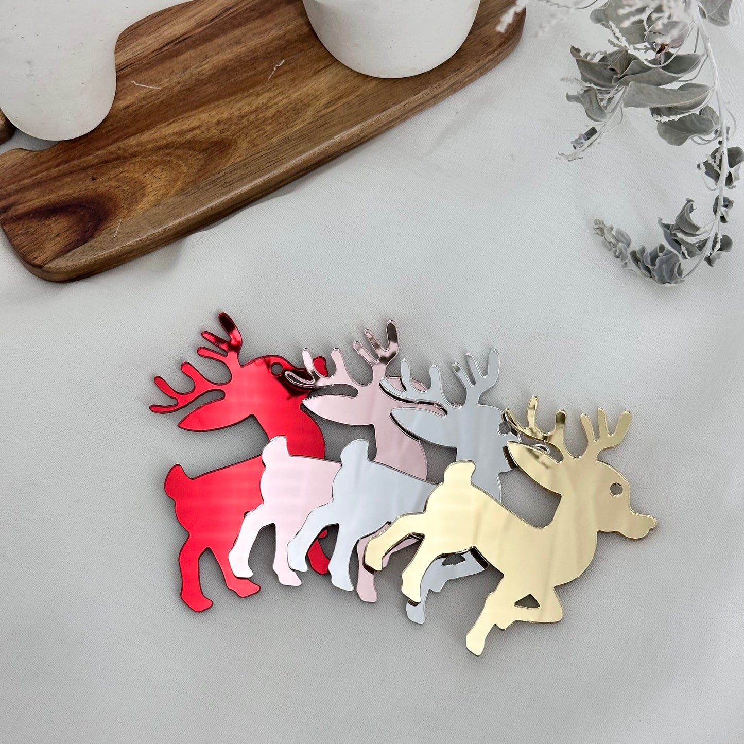 Reindeer Shaped Acrylic Blank