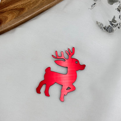 Reindeer Bauble Shaped Acrylic Blank