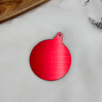 Bauble Shaped Acrylic Blank