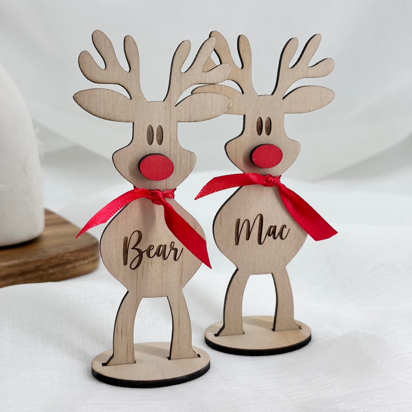 Personalised 3D Freestanding Reindeer