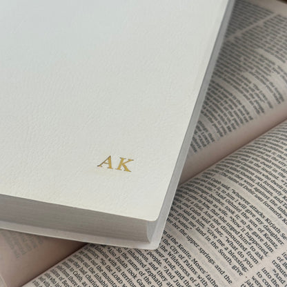 Personalised Holy Bible with Gold Monogram | Custom Initials Christening or Baptism Gift