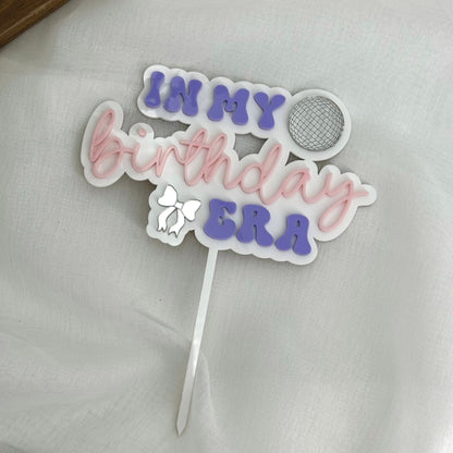 Disco in my Birthday era Acrylic Cake Topper