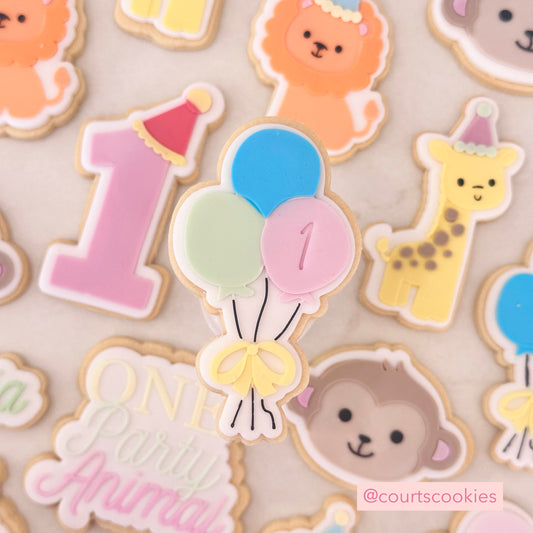 Bunch of Balloons Cookie Stamp & Cutter | One Party Animal
