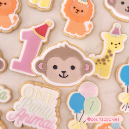 Cheeky Monkey Cookie Stamp & Cutter | One Party Animal