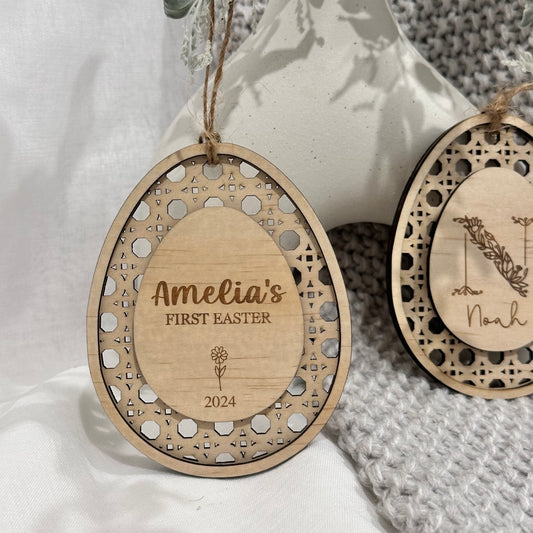 Personalised First Easter Basket Tag