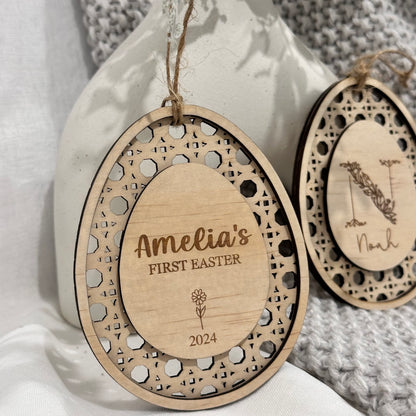 Personalised First Easter Basket Tag