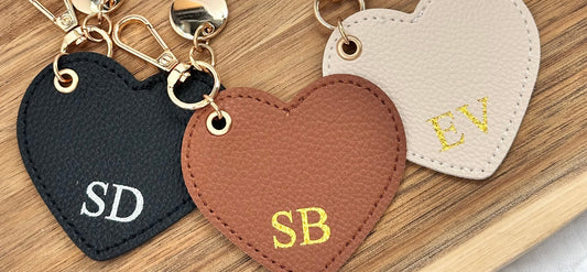 Personalised Heart Keychain