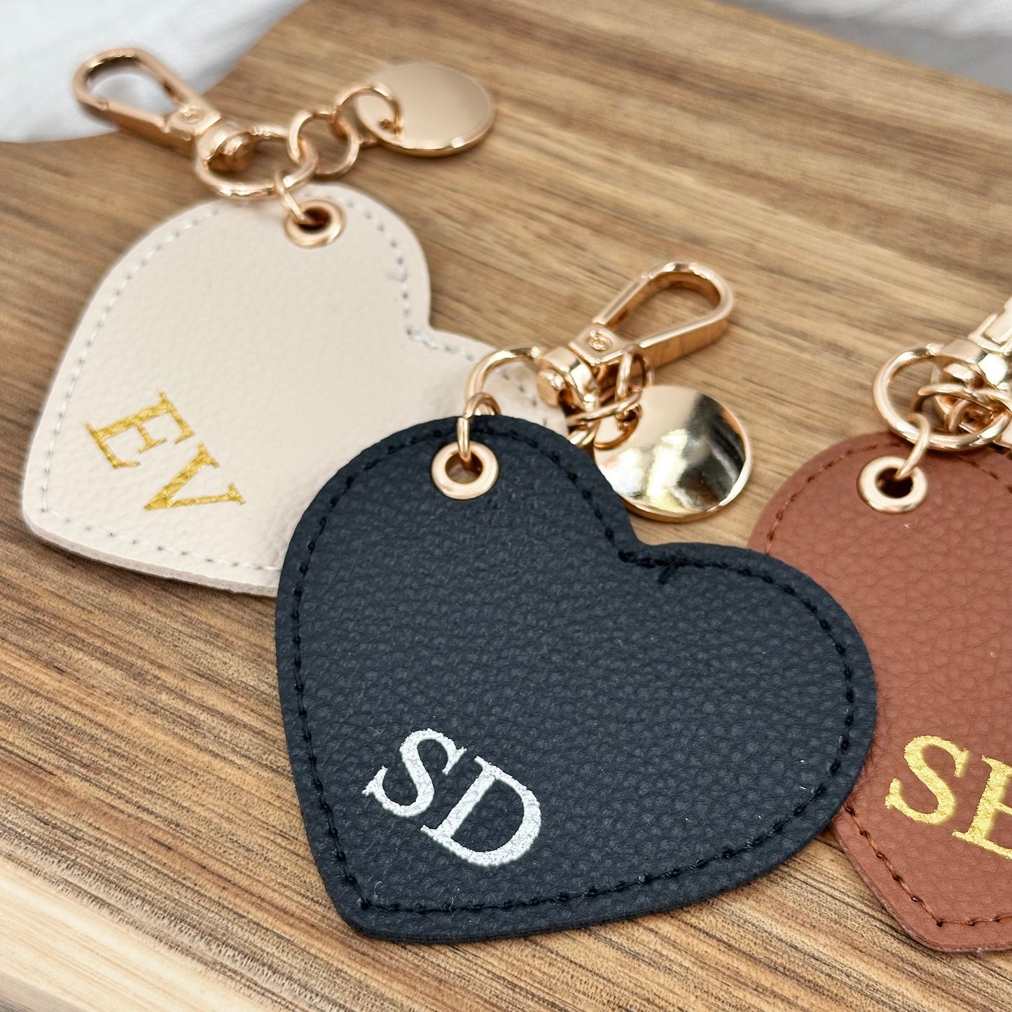 Personalised Heart Keychain
