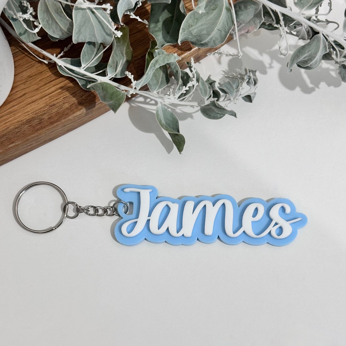 Double Layered Acrylic Keychain