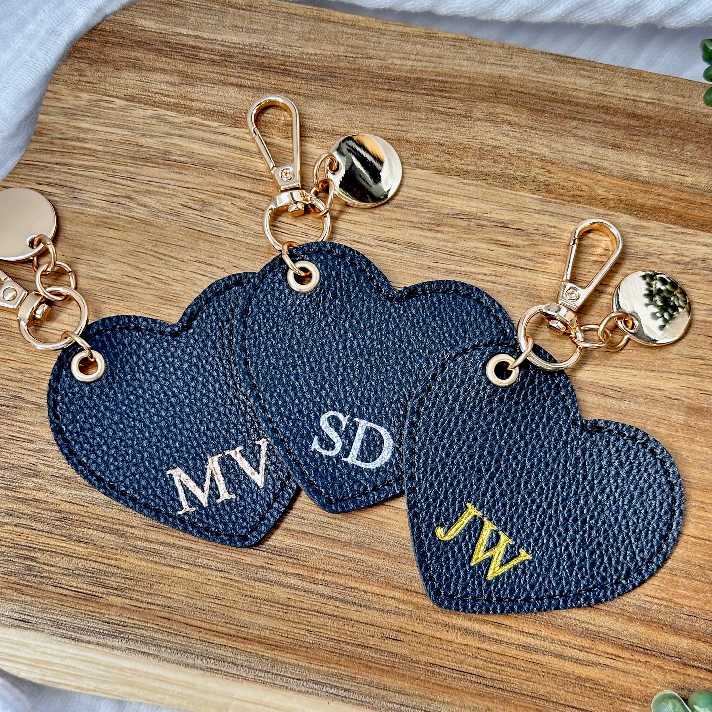 Personalised Heart Keychain