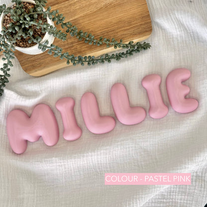 Custom 3D Printed Bubble Letters