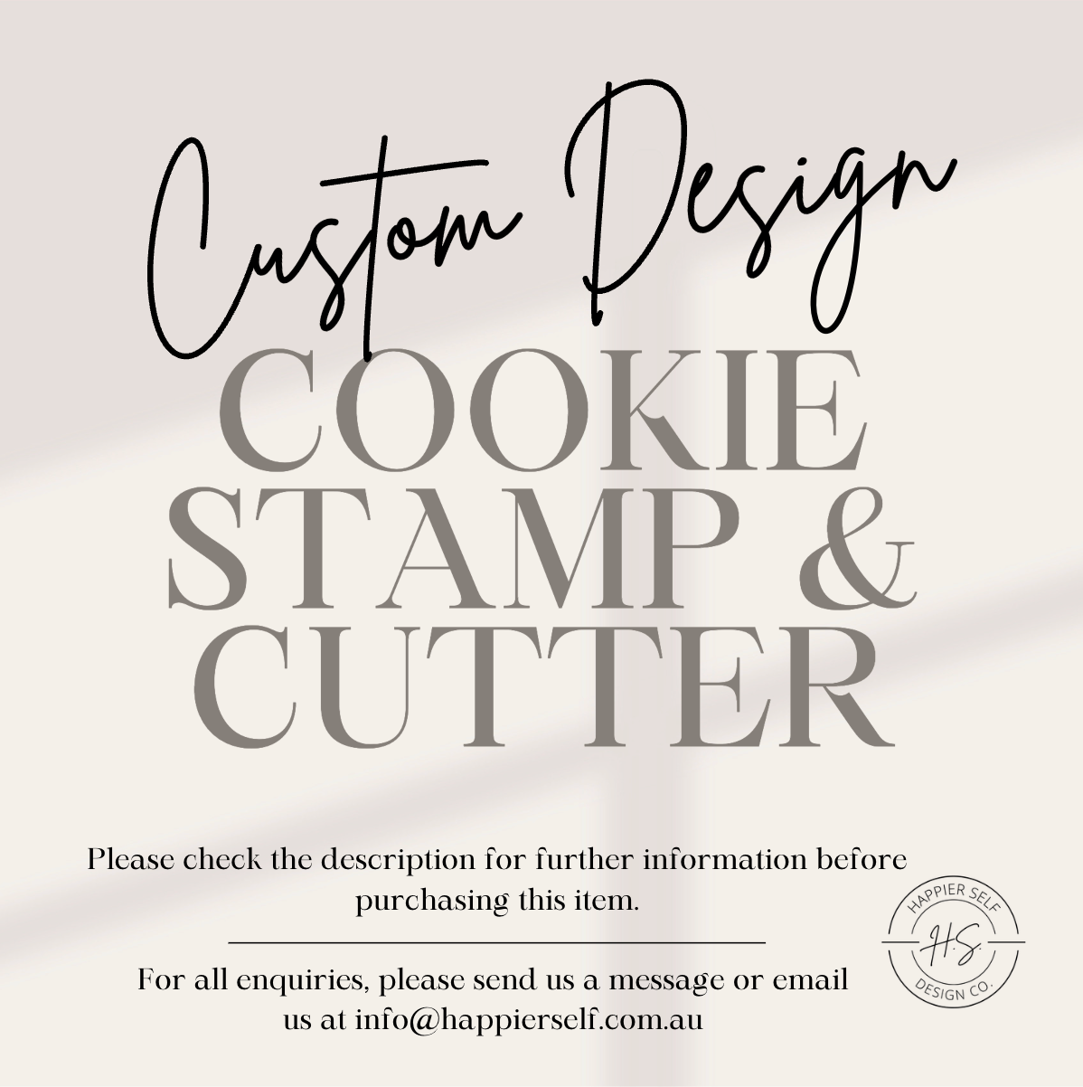 Custom Stamp & Cutter Design