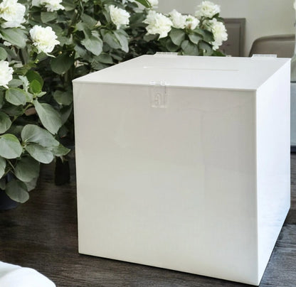 Gloss White - Acrylic Wishing Well Hire