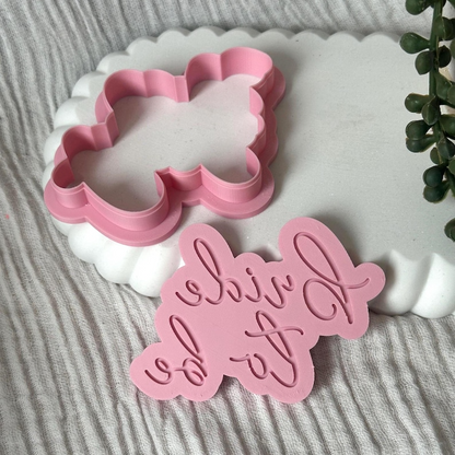 Bride to Be Cookie Stamp & Cutter